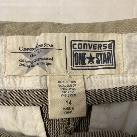 Converse One Star size 14 pinstripe mini skirt - Picture 7 of 9